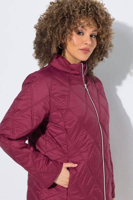 HYPRAR Mixed Quilted Water-Repellent Jacket