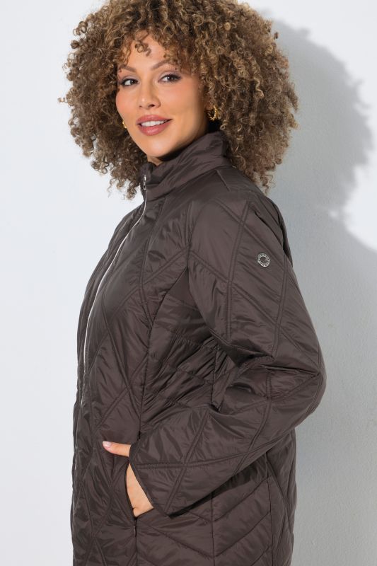 HYPRAR Mixed Quilted Water-Repellent Jacket