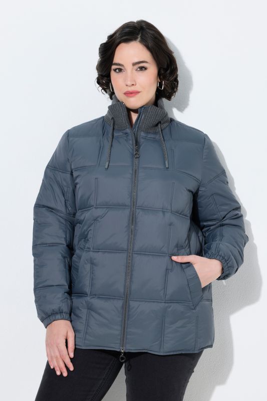 HYPRAR Collared Quilted Jacket