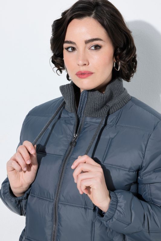 HYPRAR Collared Quilted Jacket