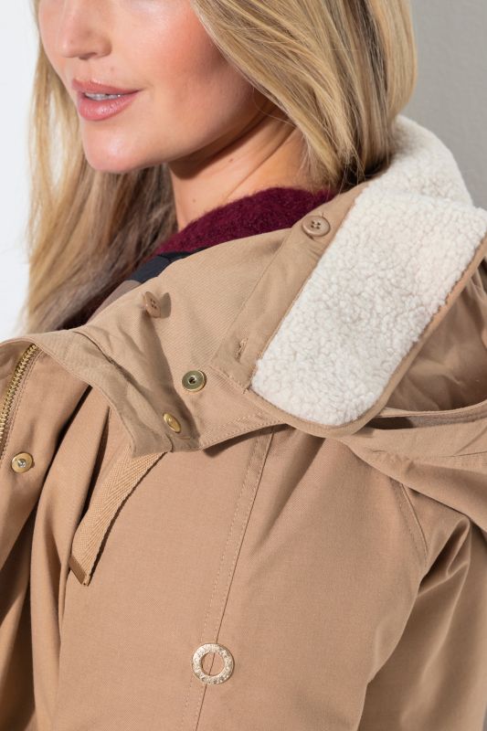 Waterproof Drawstring Waist Triple Function Parka