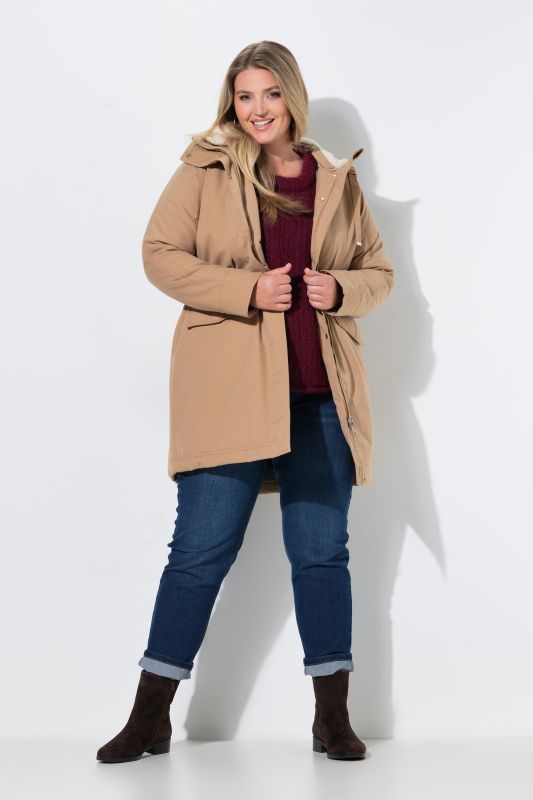 Waterproof Drawstring Waist Triple Function Parka