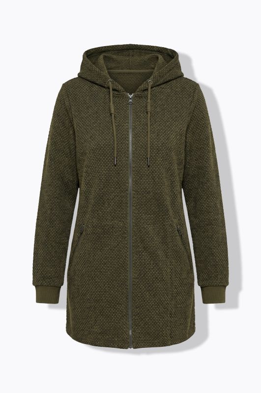 Яке от плетен полар