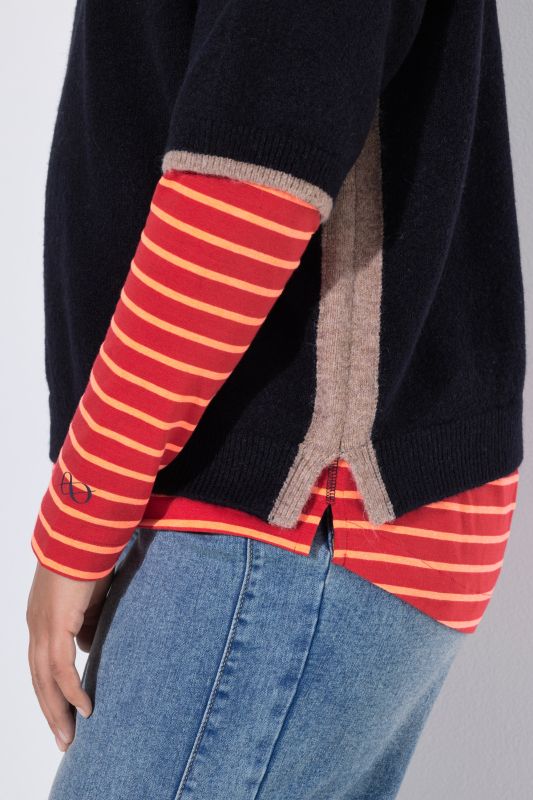 PURE SOUL Short Sleeve Sweater