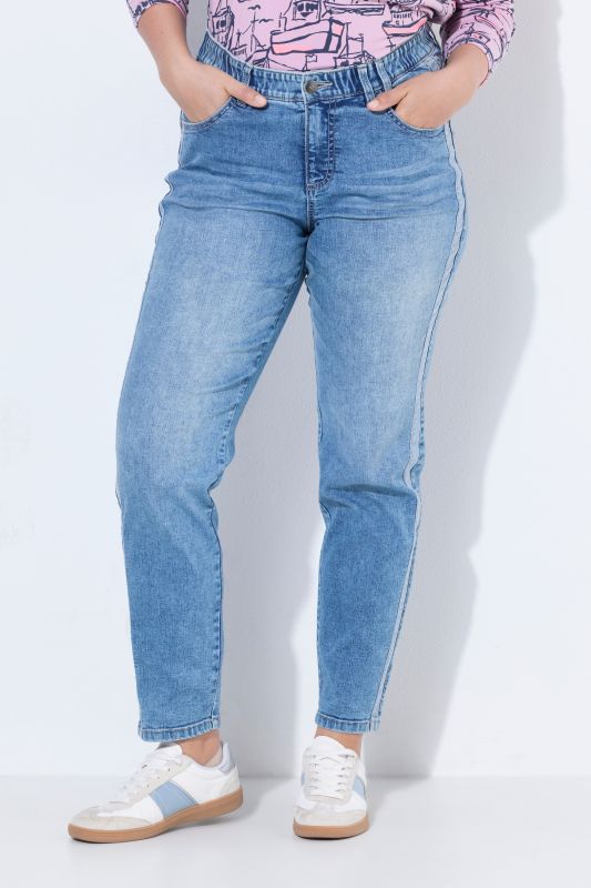 Side Stripe Stretch Fit Denim Jeans