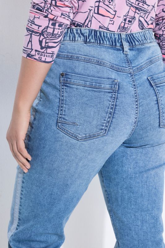 Side Stripe Stretch Fit Denim Jeans