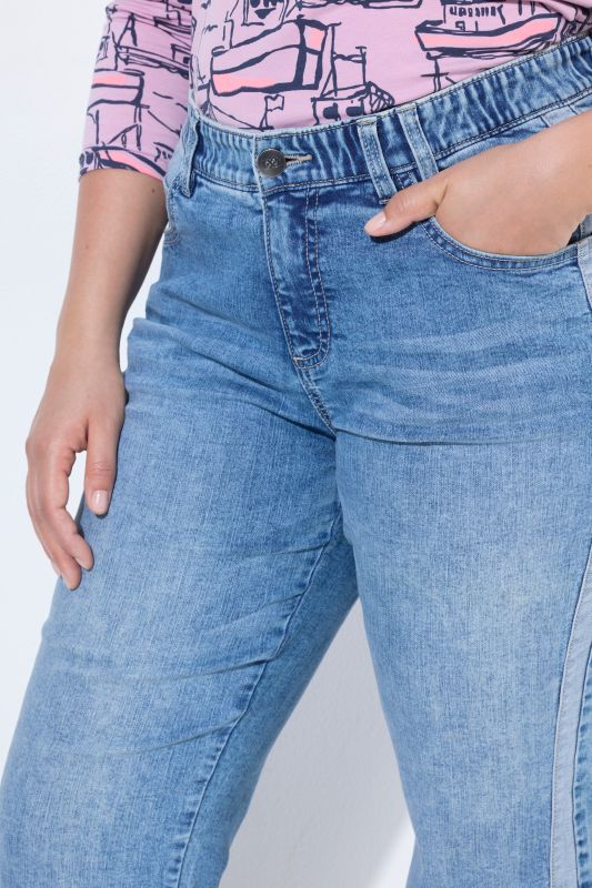 Side Stripe Stretch Fit Denim Jeans