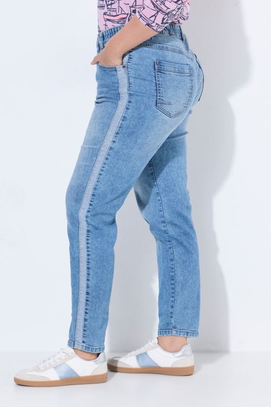 Side Stripe Stretch Fit Denim Jeans