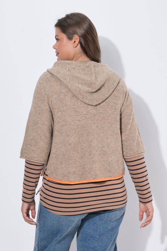 Short Sleeve Hooded Sweater