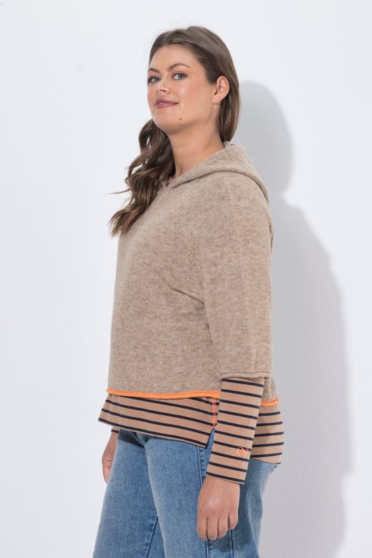 Short Sleeve Hooded Sweater