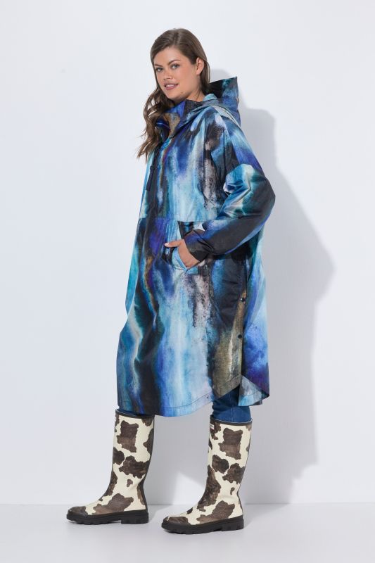 Glacier Blue Rain Poncho