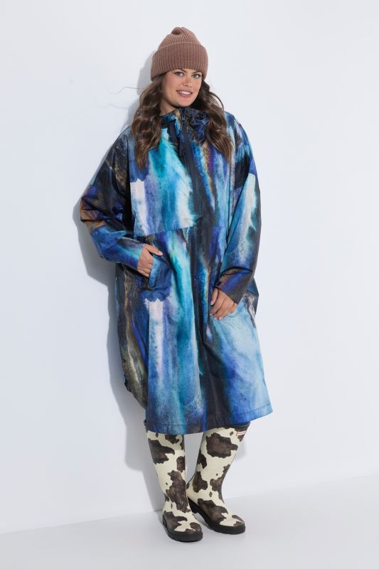 Glacier Blue Rain Poncho