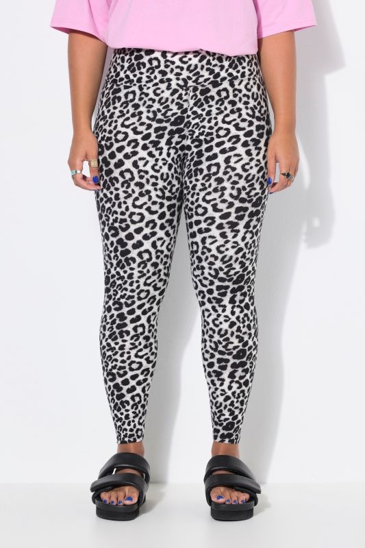 Leopard Print Cropped Leggings