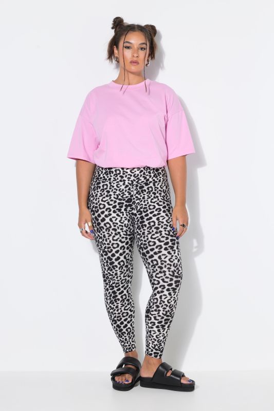 Leopard Print Cropped Leggings