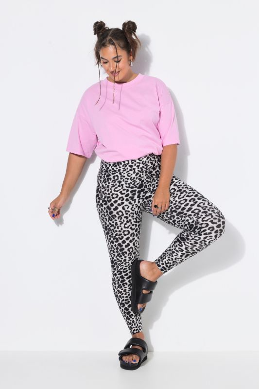 Leopard Print Cropped Leggings