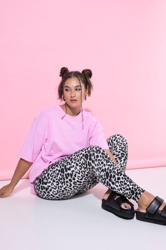 Leopard Print Cropped Leggings