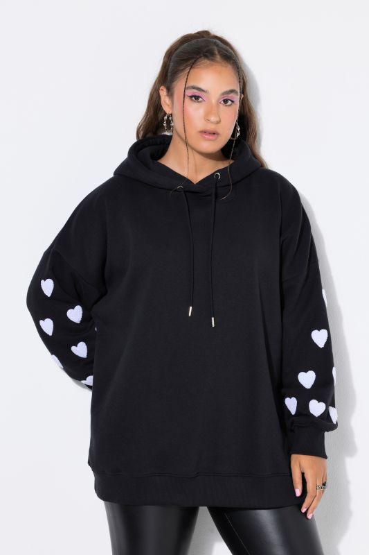 Hoodie, extra oversized, sweat, hood, hearts