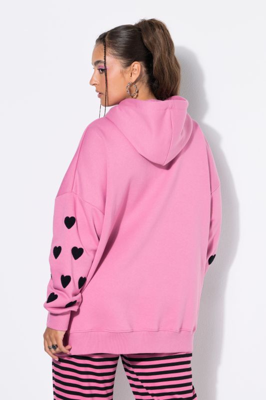 Hoodie, extra oversized, sweat, hood, hearts