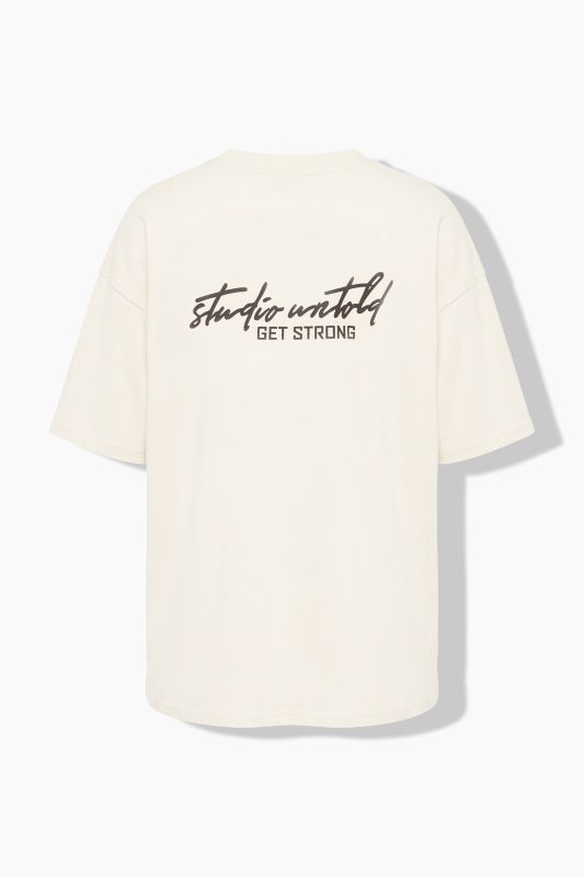 Studio Untold Get Strong Back Print Tee