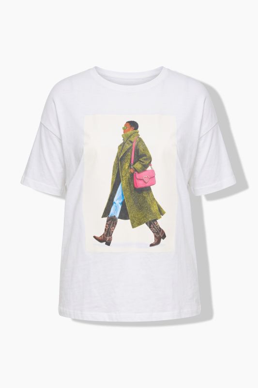 Model Graphic Oversized Tee