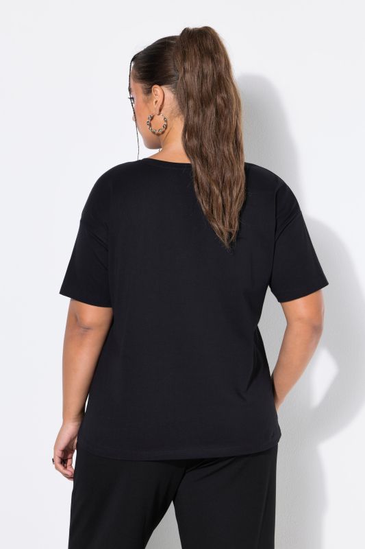 Baroque Pearl Beaded Short Sleeve Tee