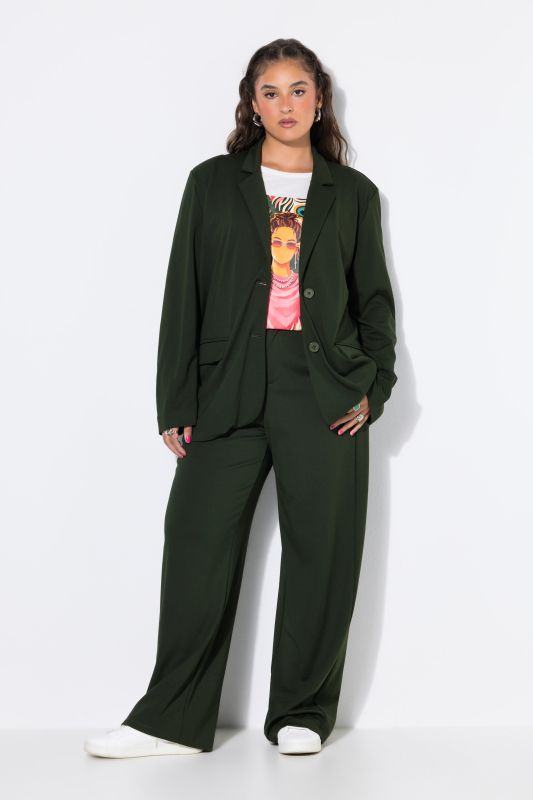 Oversized Punto di Roma Jersey Blazer