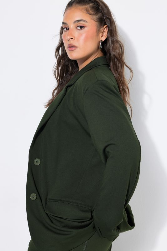 Oversized Punto di Roma Jersey Blazer