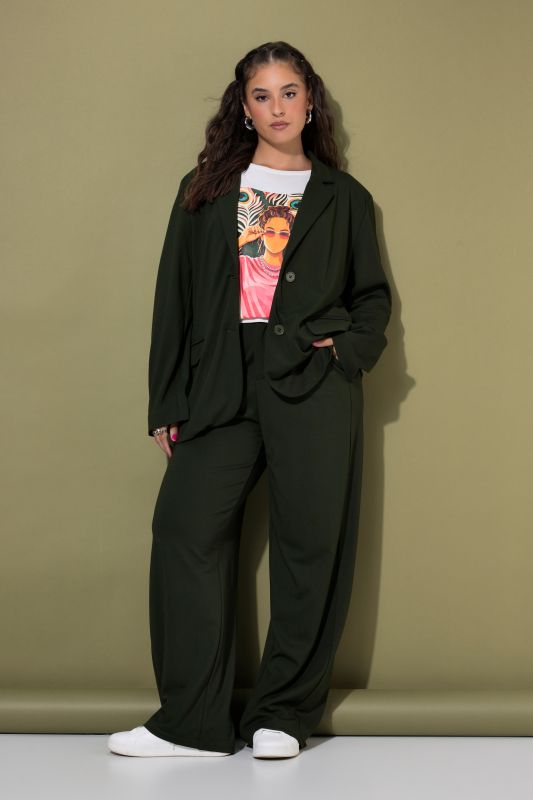 Oversized Punto di Roma Jersey Blazer