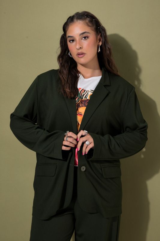 Oversized Punto di Roma Jersey Blazer