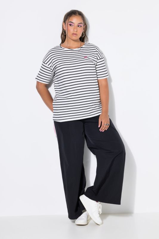 Striped Heart Logo Short Sleeve Tee