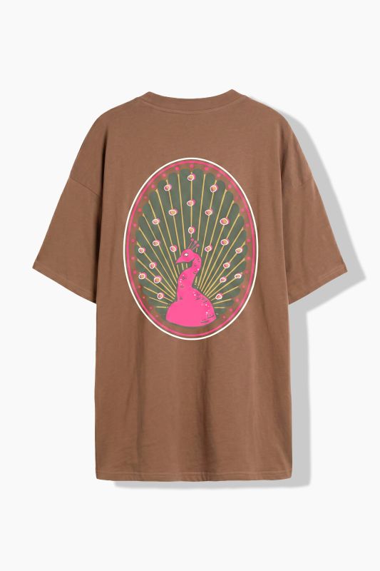 Peacock Back Graphic Tee