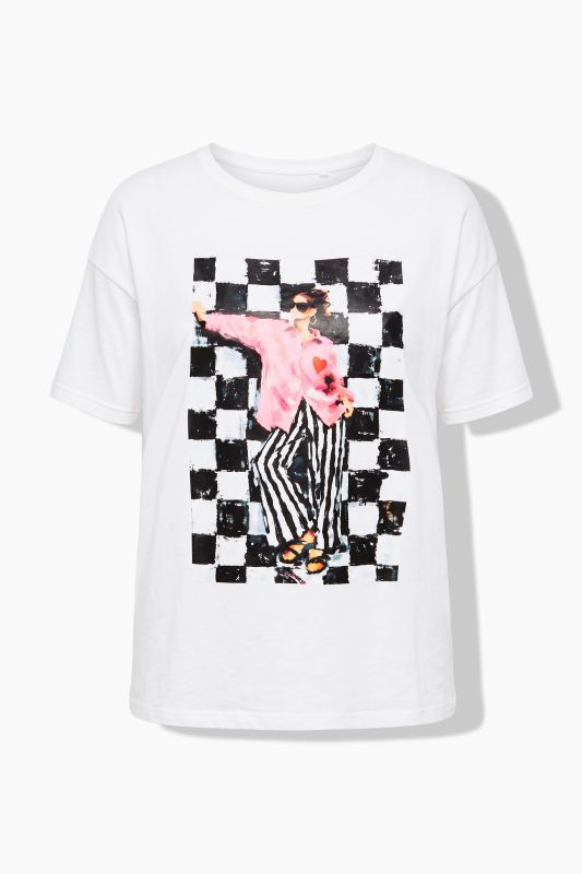 Fashion Oversized Short Sleeve Graphic Tee
