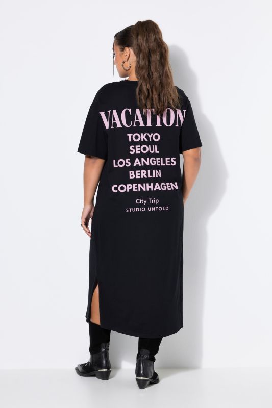 Vacation Back Graphic T-Shirt Dress