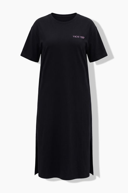Vacation Back Graphic T-Shirt Dress