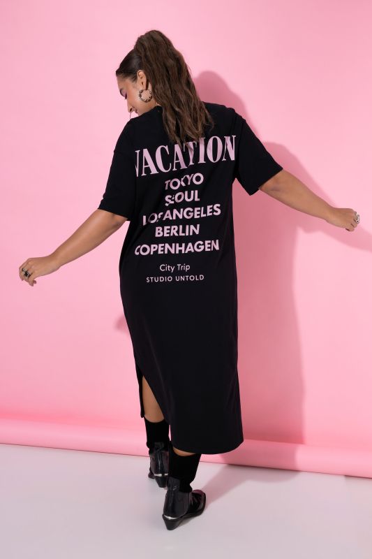 Vacation Back Graphic T-Shirt Dress