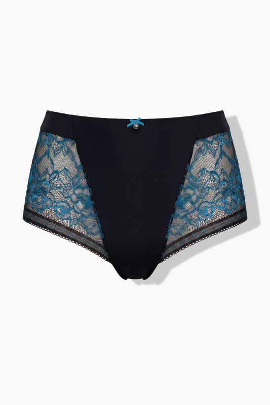 Two Tone Gold Lace Hipster Panty