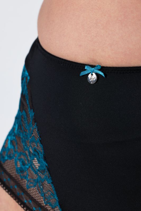 Two Tone Gold Lace Hipster Panty