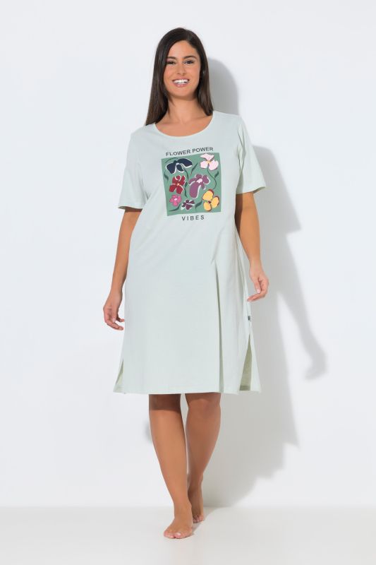 Flower Power Short Sleeve Nightgown