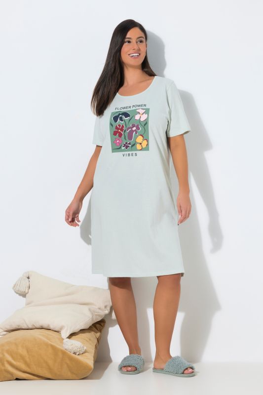 Flower Power Short Sleeve Nightgown