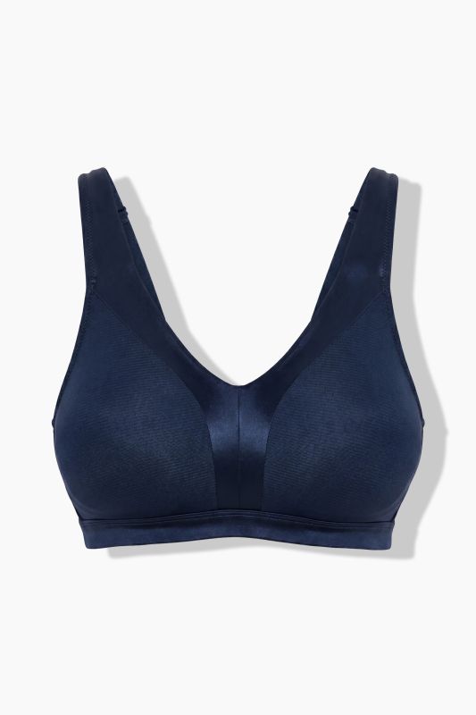 Mixed Texture Underwire-Free Bra