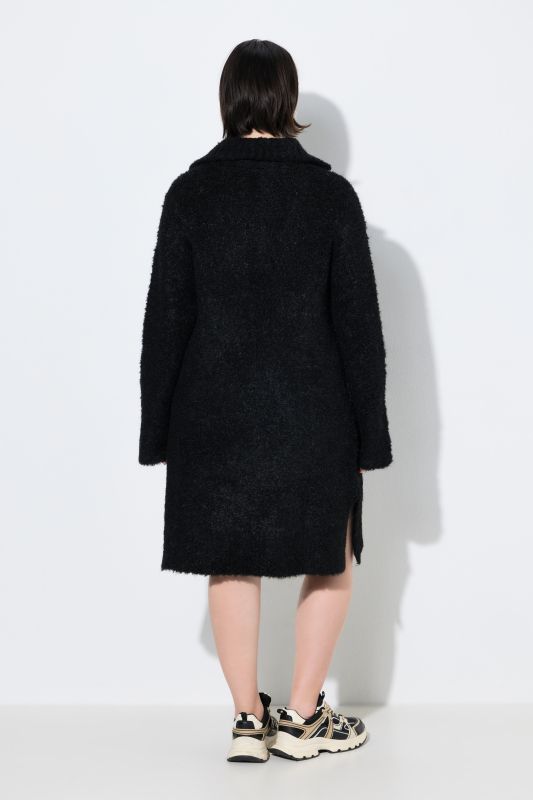 Collared Long Sleeve Sweater Dress
