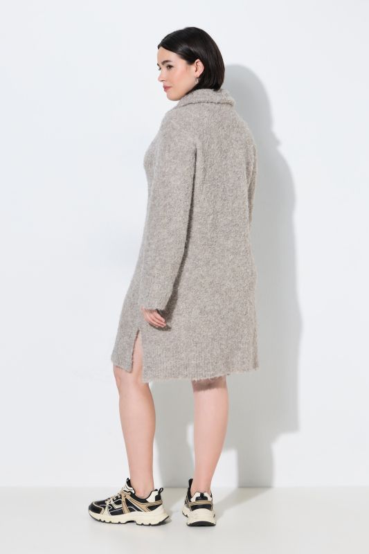 Collared Long Sleeve Sweater Dress