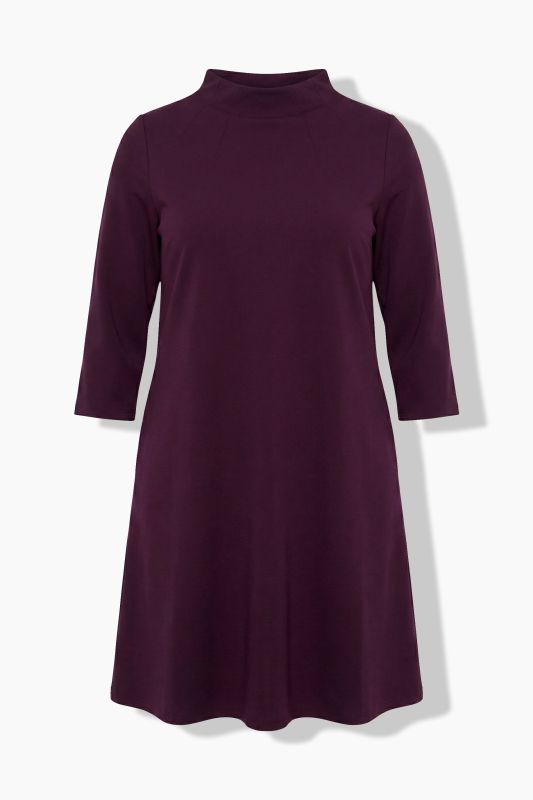 Punto di Roma 3/4 Sleeve Turtleneck Dress