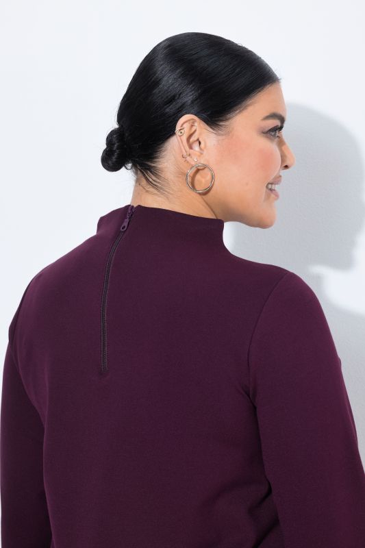 Punto di Roma 3/4 Sleeve Turtleneck Dress