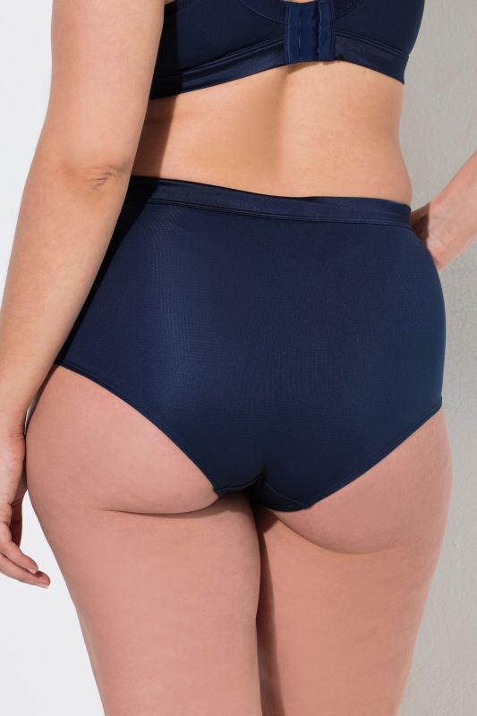 Satin Striped Microfiber Hipster Panty