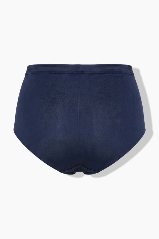 Satin Striped Microfiber Hipster Panty