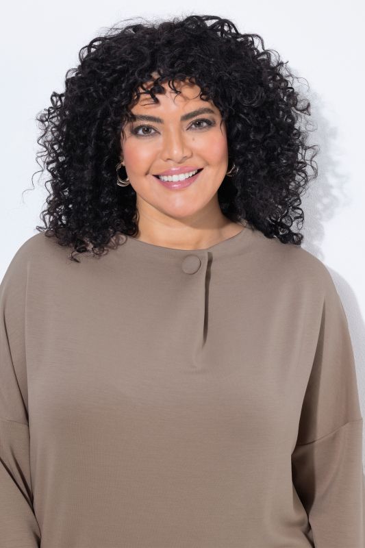 Oversized Modal Blend Turtleneck Sweater