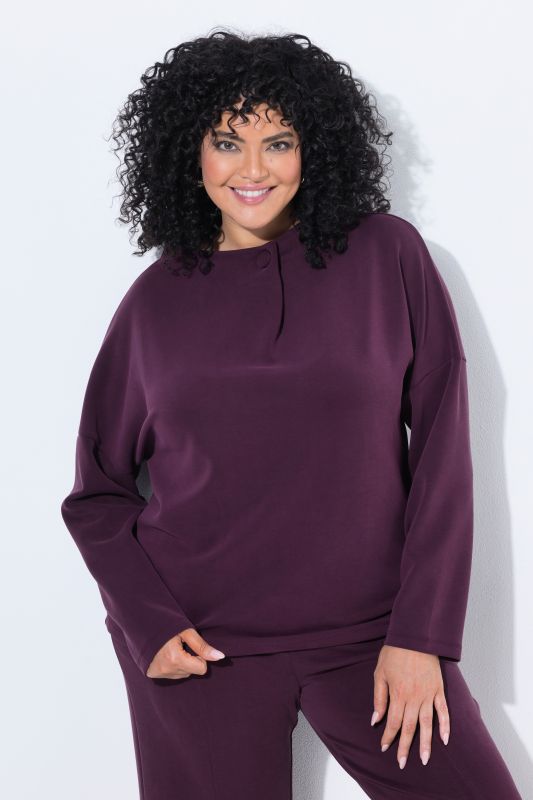Oversized Modal Blend Turtleneck Sweater