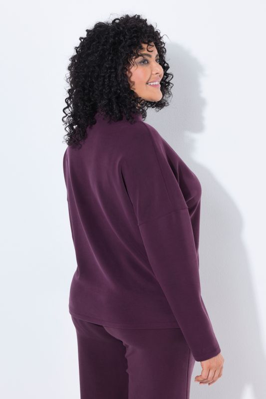 Oversized Modal Blend Turtleneck Sweater