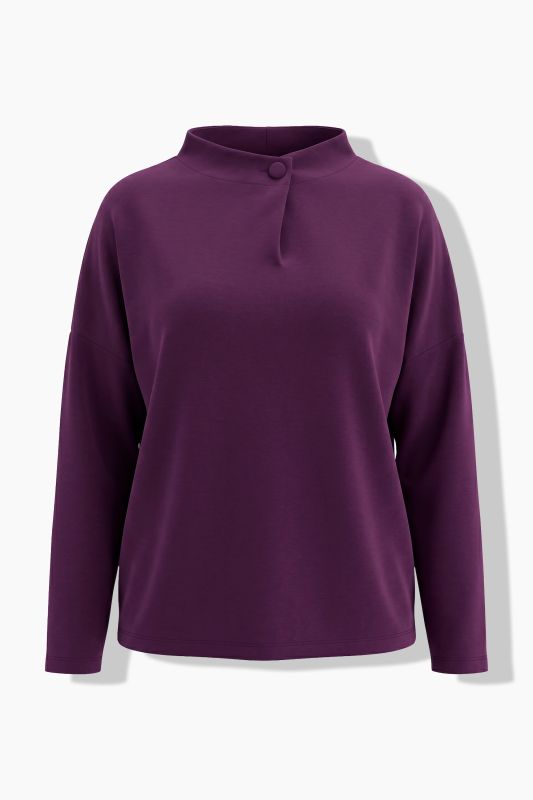 Oversized Modal Blend Turtleneck Sweater